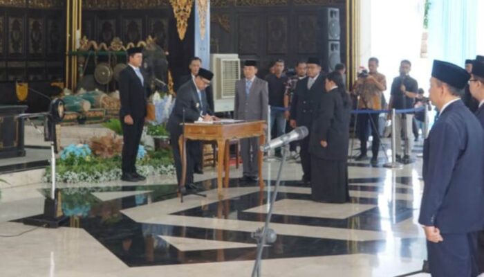 Bupati Jombang Lantik Puluhan Pejabat Manajerial dan Kepala Puskesmas