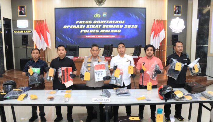 Operasi Sikat Semeru 2025, Polres Malang Tekan Angka Kriminalitas Hingga 28 Persen