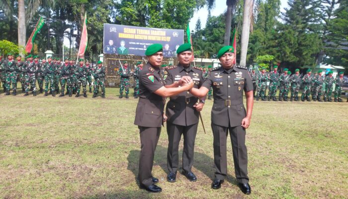 Kasipers Korem 083/Bdj Letkol Inf Yudha Bhakti Irawan Resmi Jabat Danyonif 512/QY Malang