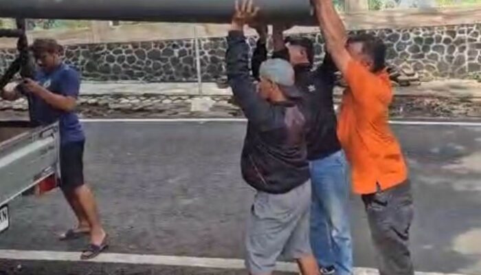 Perumdam Among Tirto Batu Gerak Cepat Benahi Pipa Rusak Akibat Longsor di Sumber Darmi