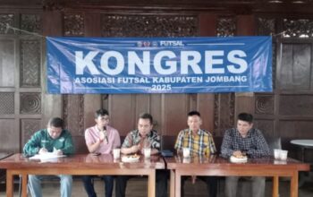 Kongres Asosiasi Futsal Kabupaten (Afkab) Jombang, Jawa Timur, resmi melahirkan ketua baru. Pengusaha muda asal Kecamatan Tembelang, Achmad Fachruddin, terpilih sebagai Ketua Afkab Jombang periode 2025–2030 dalam kongres yang digelar Minggu (9/11/2025).