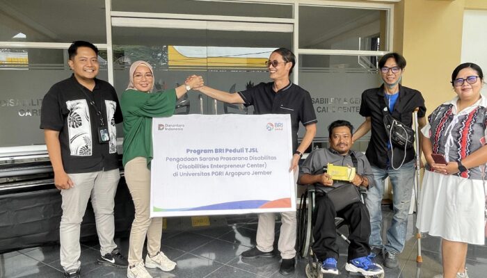 BRI Dorong Kemandirian Disabilitas Lewat Pusat Kewirausahaan Inklusif UNIPAR Jember