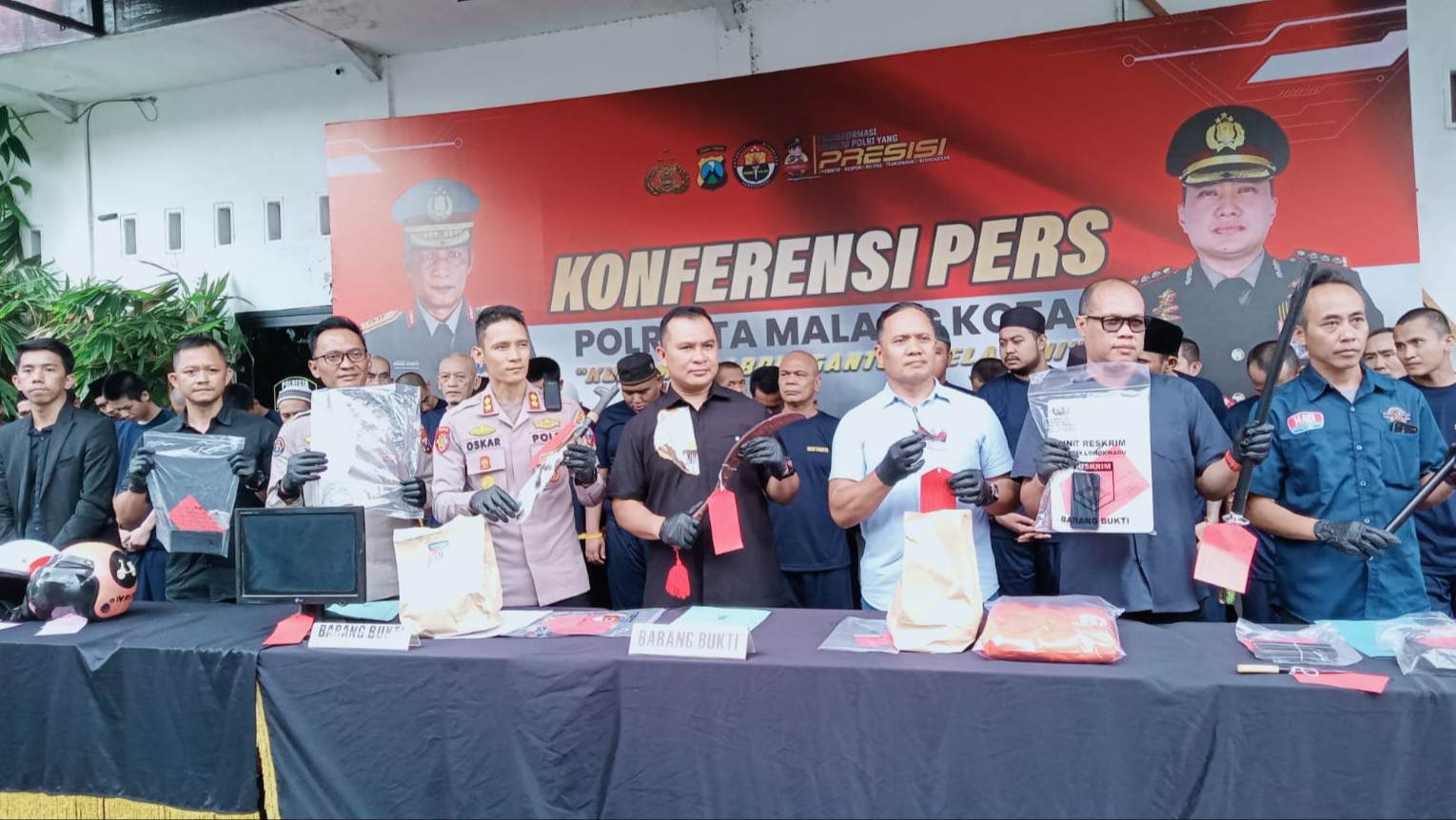 Operasi Sikat Semeru 2025, Polresta Makota Ungkap 44 Kasus dengan 51 Tersangka