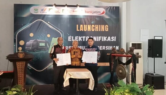 Permudah Pembayaran Retribusi Kebersihan, DLH Kabupaten Malang – Bank Jatim Resmikan Aplikasi E-RIKA