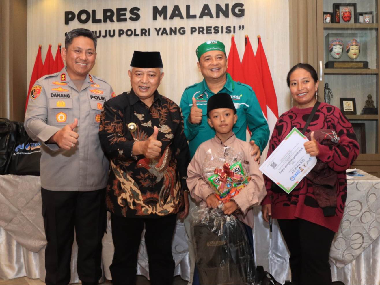 Khitan Massal Metode Plasma Energy di Polres Malang, Anak-Anak Antusias Ikuti Layanan Gratis