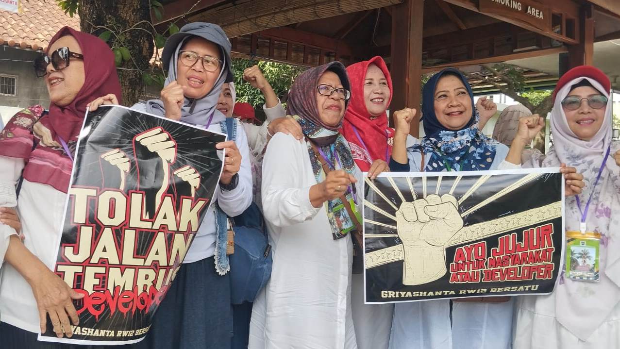 Warga Griyashanta Bersatu Kawal Sidang Penolakan Jalan Tembus di PN Malang