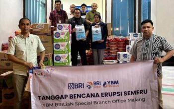 BRI Salurkan Bantuan Tanggap Darurat bagi Warga Terdampak Erupsi Gunung Semeru Lumajang