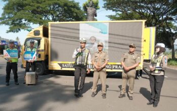 Zebratron Satlantas Polres Malang, Terobosan Edukasi Lalu Lintas dengan Videotron Keliling