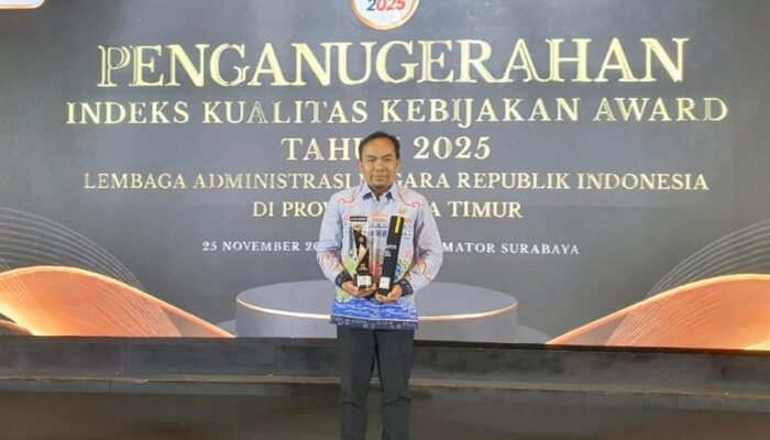 Pemkot Malang Raih Penghargaan Indeks Kualitas Kebijakan 2025, Wawali: Bukti Reformasi Berjalan ke Arah yang Benar