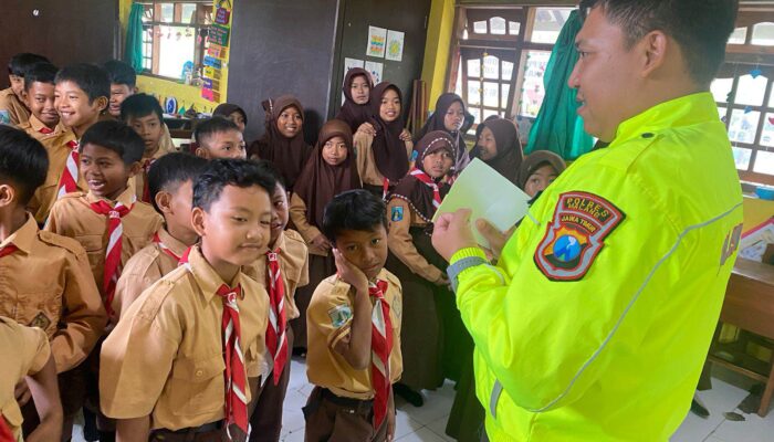 Satlantas Polres Malang Bentuk Generasi Tertib Lalu Lintas Lewat Pendidikan Sejak Usia Dini