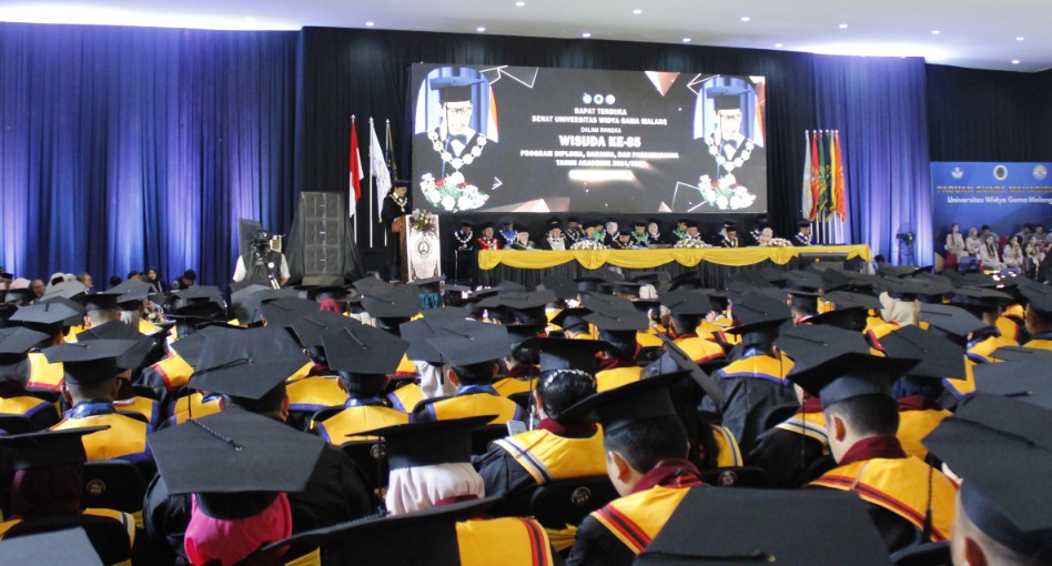 Universitas Widya Gama Malang Gelar Wisuda ke 85, Terus Berikan Kontribusi Positif