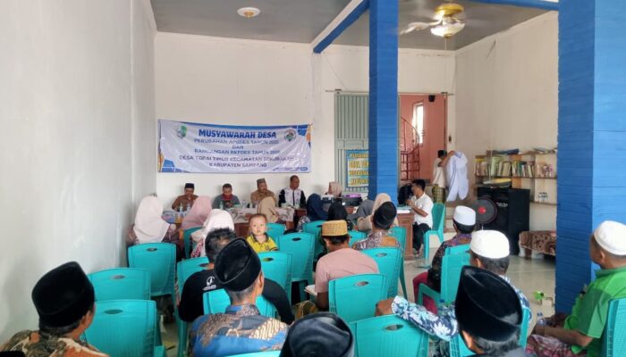 Pemdes Tobai Timur Gelar Musdes Perubahan APBDes dan Rancangan RKPDes yang Pro Masyarakat