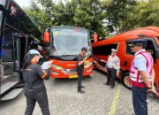 Ramp Check Bus Wisata Upaya Cegah Kecelakaan Selama Libur Nataru