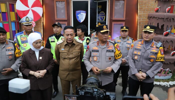 Kapolda Jatim Tinjau Pos Pam, Pos Yan dan Pos Terpadu Malang Raya, Polresta Makota Siap dan Pastikan Nataru Aman