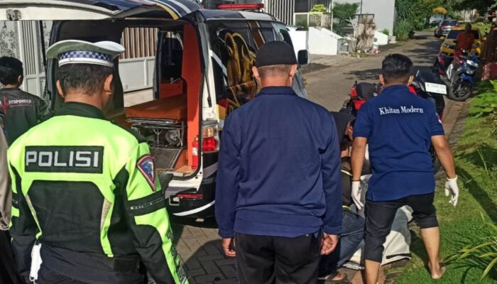 Seorang Pria Ditemukan Tewas di Selokan Perumahan Patra Garden Karangploso Malang