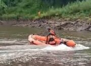 Pencarian Hari Kedua Remaja Tenggelam di Sungai Brantas Belum Membuahkan Hasil