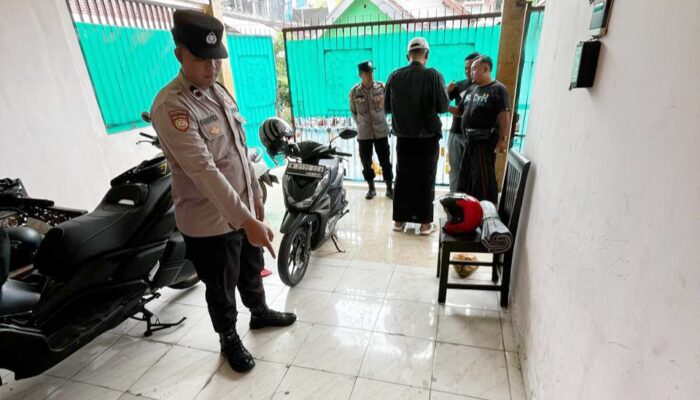 Kapolsek Kepanjen Tinjau Lokasi Curanmor Honda CRF, Polisi Percepat Proses Penyelidikan