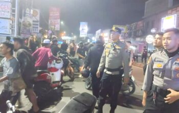 Polresta Malang Kota menindak tegas balap liar dan knalpot bising melalui Patroli Blue Light.