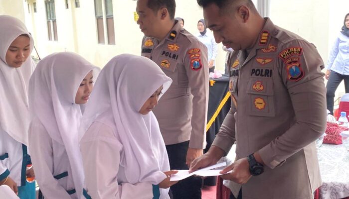 HUT Reserse ke-78, Satreskrim Polres Malang Perkuat Kepedulian Sosial Lewat Santunan dan Baksos