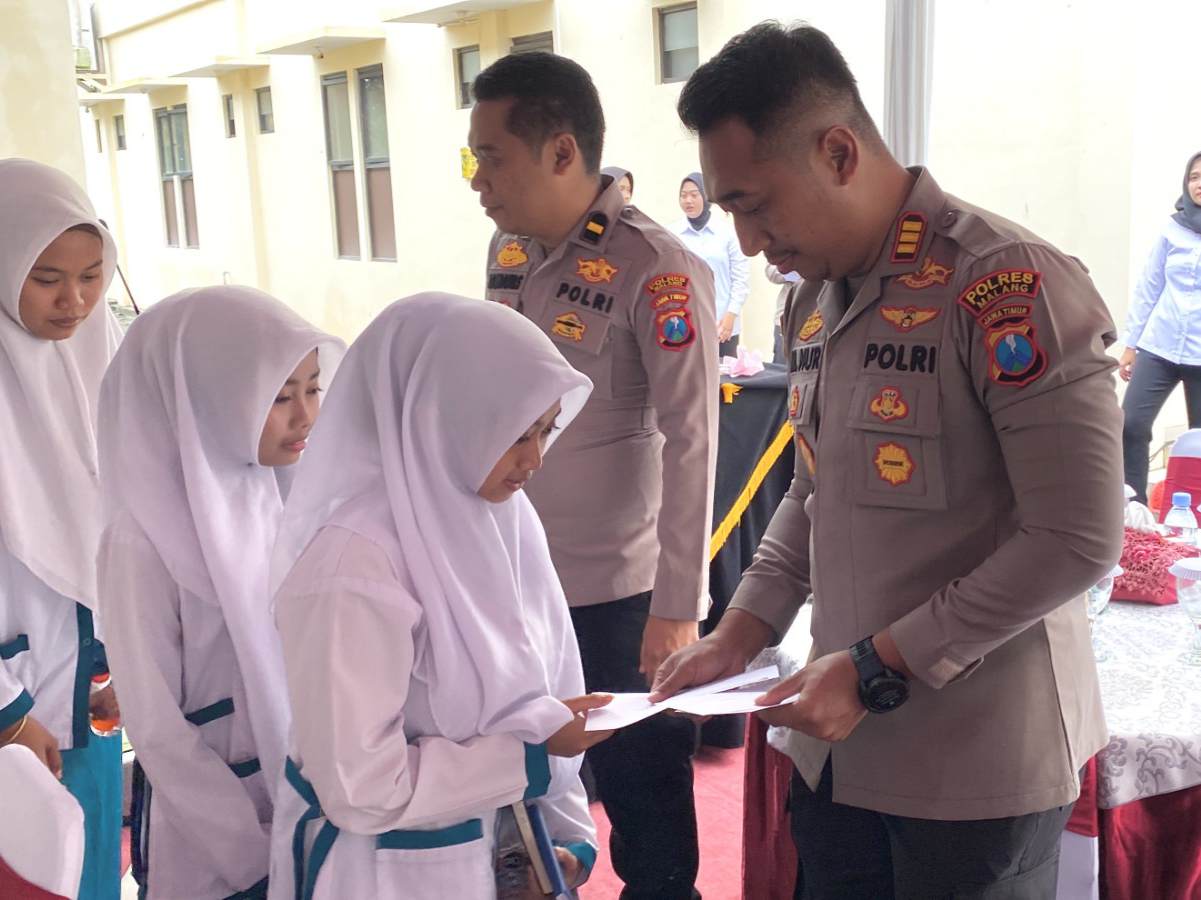 HUT Reserse ke-78, Satreskrim Polres Malang Perkuat Kepedulian Sosial Lewat Santunan dan Baksos