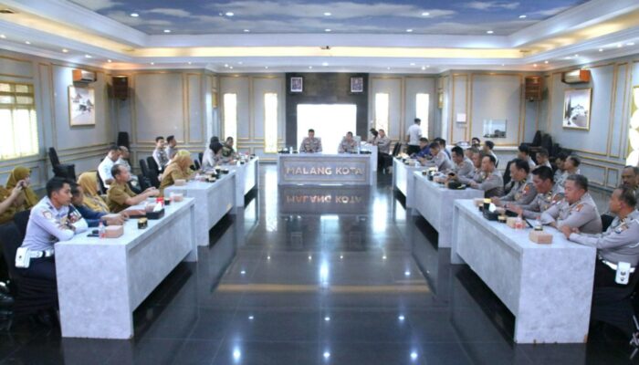 Menjelang Nataru, Polresta Malang Kota Desak Penguatan Mitigasi Bencana