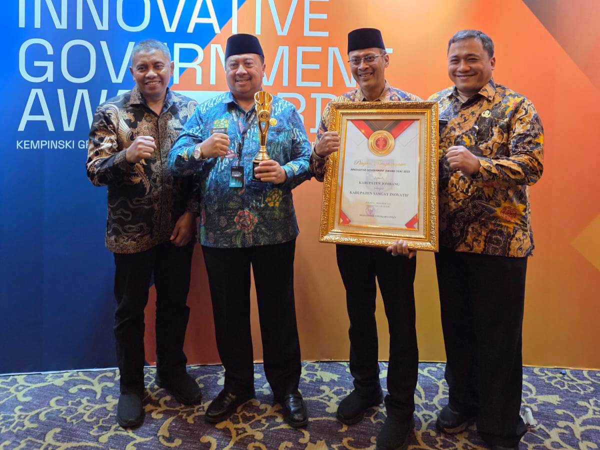 Jombang Sabet Predikat “Sangat Inovatif” pada Innovative Government Award 2025