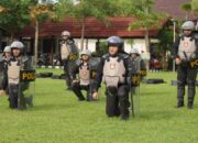Kapolres Jombang Pimpin Latihan Dalmas, Uji Kesiapsiagaan Personel Hadapi Demo