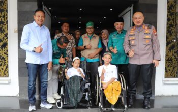 Polresta Makota Gelar Khitan Bahagia, Wujud Kepedulian Kesehatan Anak di Hari Ibu