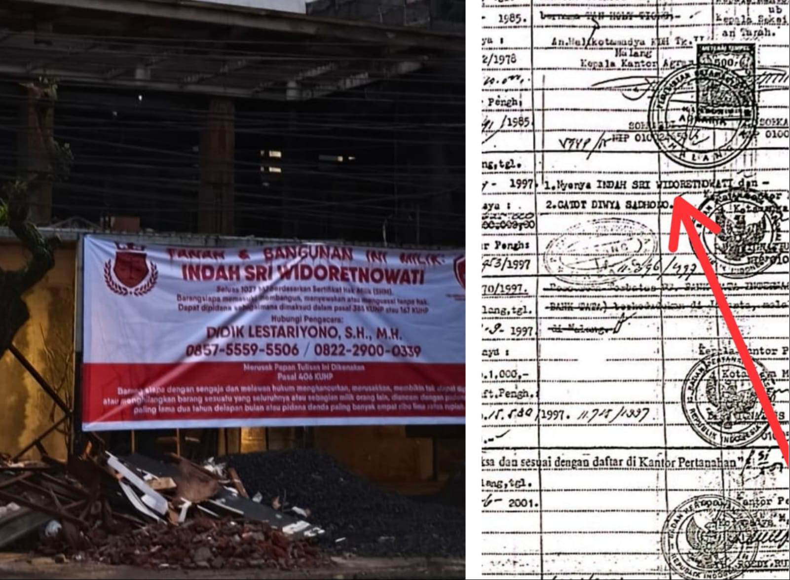 Makelar Sewa Menyewa Bangunan Bekas Resto Balebarong Klaim Bukan Milik Indah