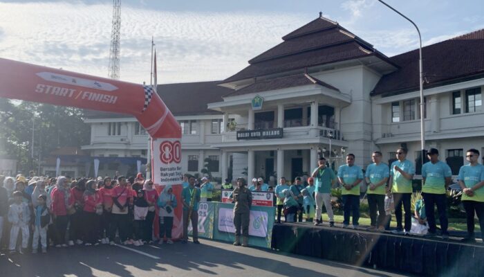 Ribuan Warga Padati Balai Kota, Fun Walk Jadi Puncak HKN ke-61 Kota Malang