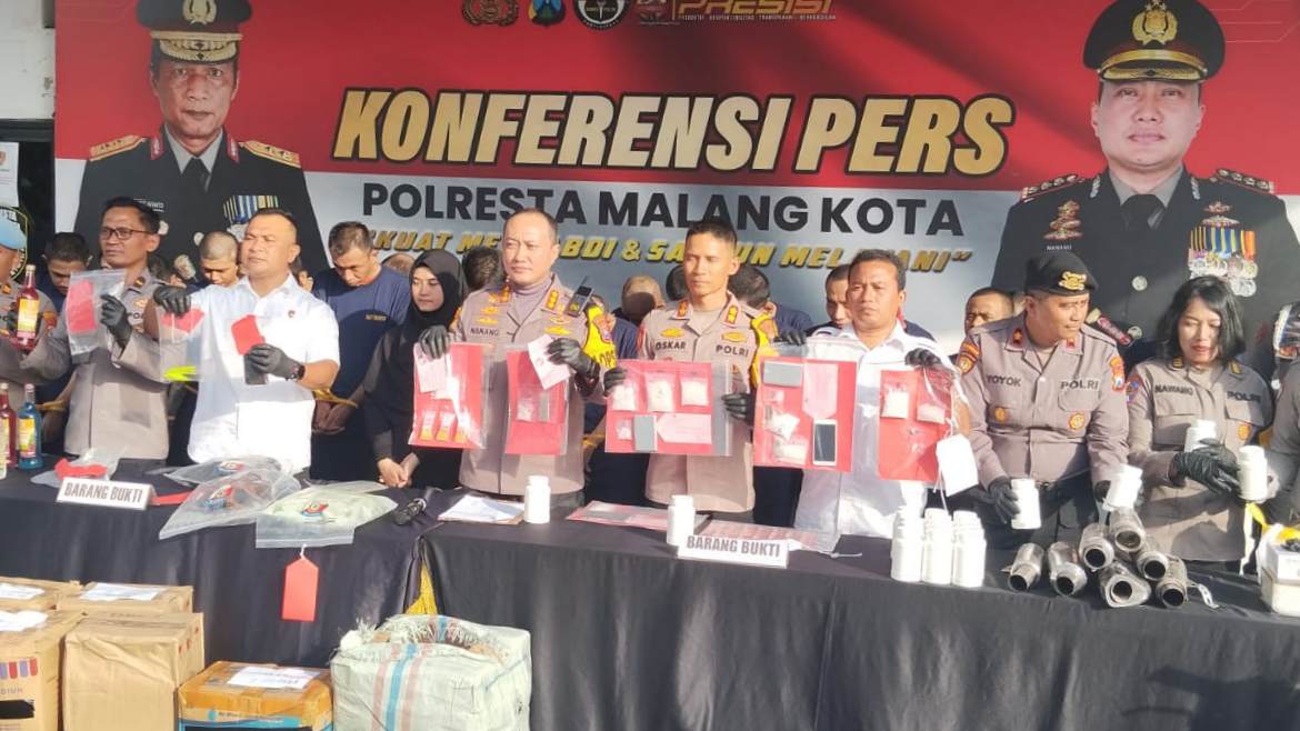 Sepanjang 2025, Polresta Malang Kota Sukses Turunkan Gangguan Kamtibmas Hingga 41 Persen