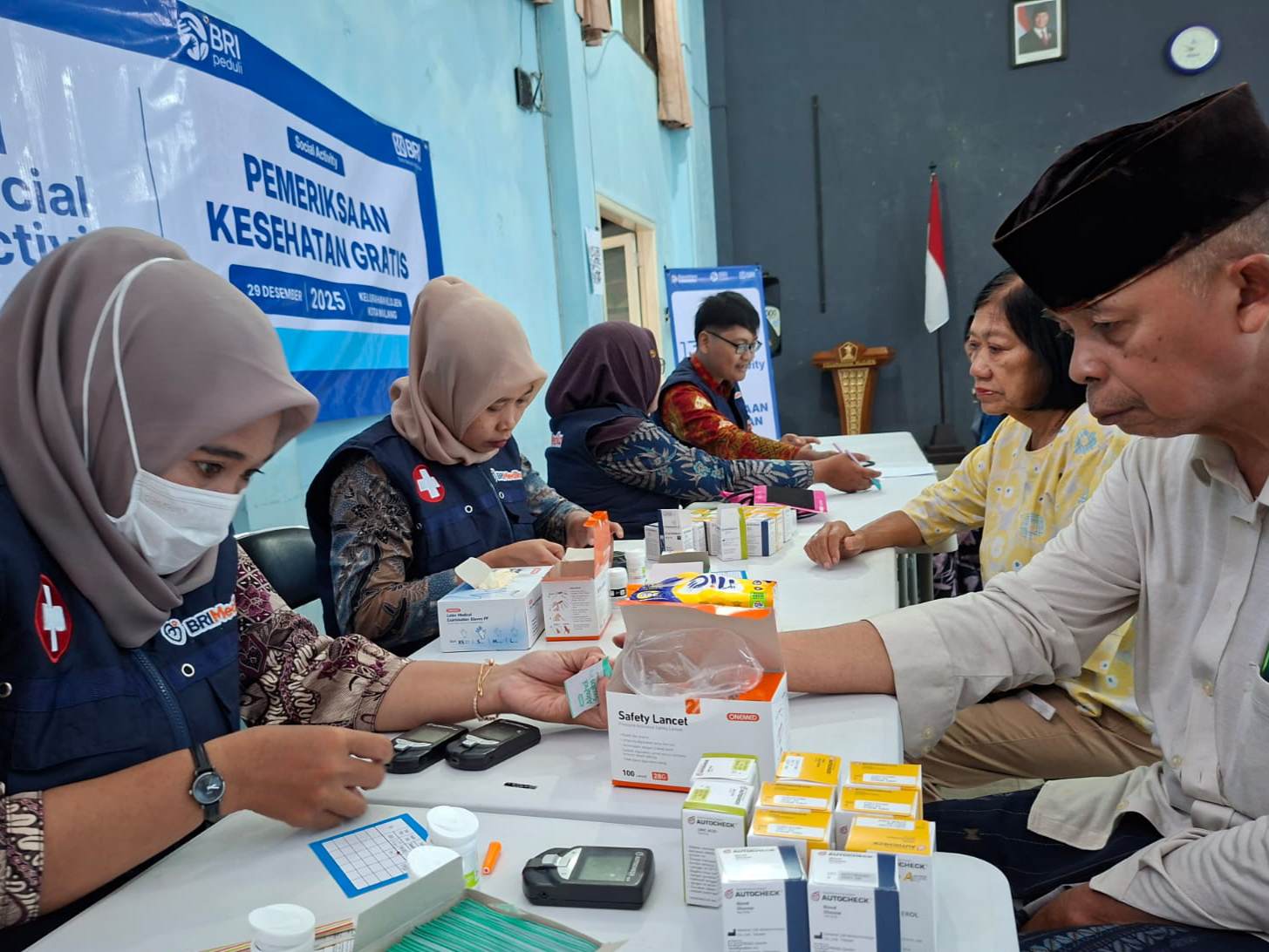 HUT ke-130 BRI, Region 13 Malang Gelar Pemeriksaan Kesehatan Gratis untuk 500 Warga
