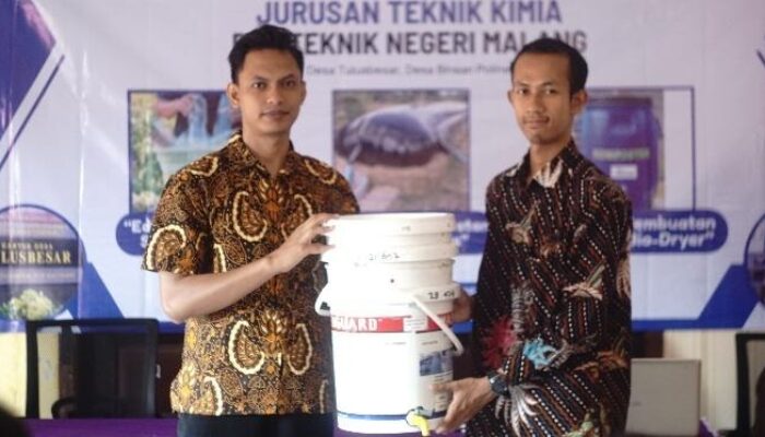 Berkat Pelatihan Komposter Biodryer dari Polinema, Warga Tulusbesar Mulai Kelola Sampah Sendiri