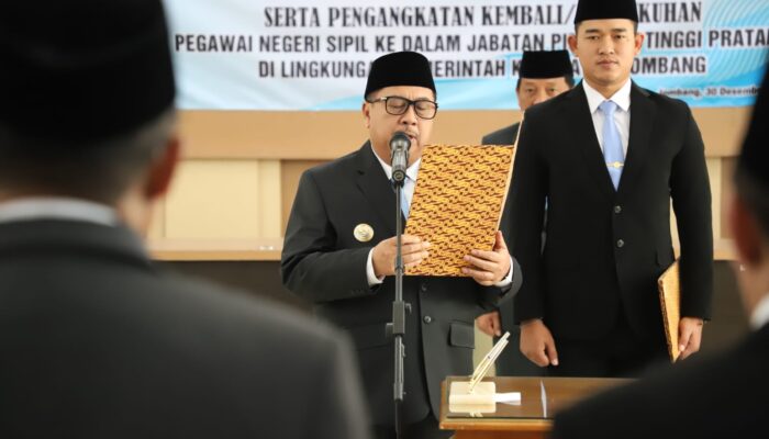 Bupati Jombang Kantongi Nama-nama Pejabat yang Bakal Dimutasi di Awal Tahun 2026