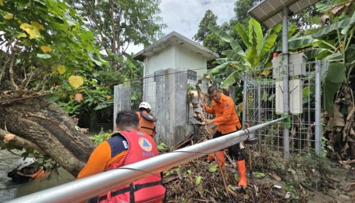 EWS Banjir Sungai Marmoyo Jombang Rusak Akibat Banjir, Ini yang Dilakukan BPBD Jatim