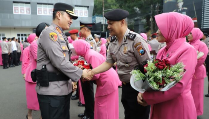 Polresta Malang Kota Naikkan Pangkat 86 Personel Polri
