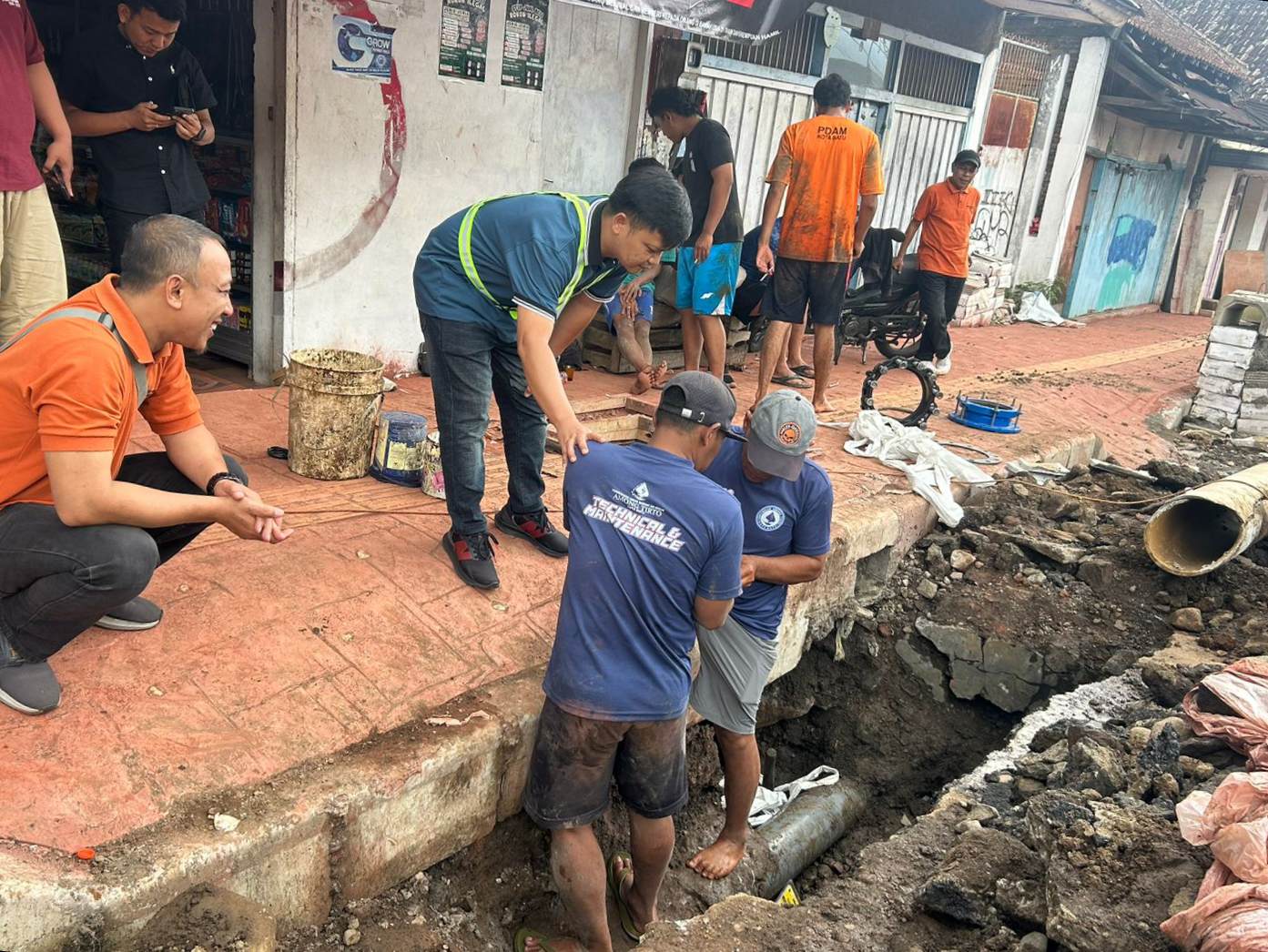 Perumdam Among Tirto Gercep, Perbaikan Pipa Jebol demi Layanan Air Bersih