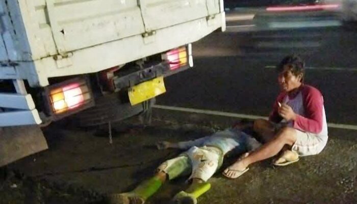 Diduga Perbaiki Knalpot yang Lepas, Kernet Truk di Lawang Terlindas hingga Tewas