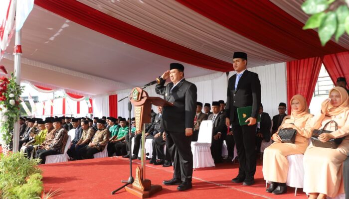 Upacara HAB ke-80 Kemenag Jombang, Bupati Warsubi Sampaikan Amanat Menag RI