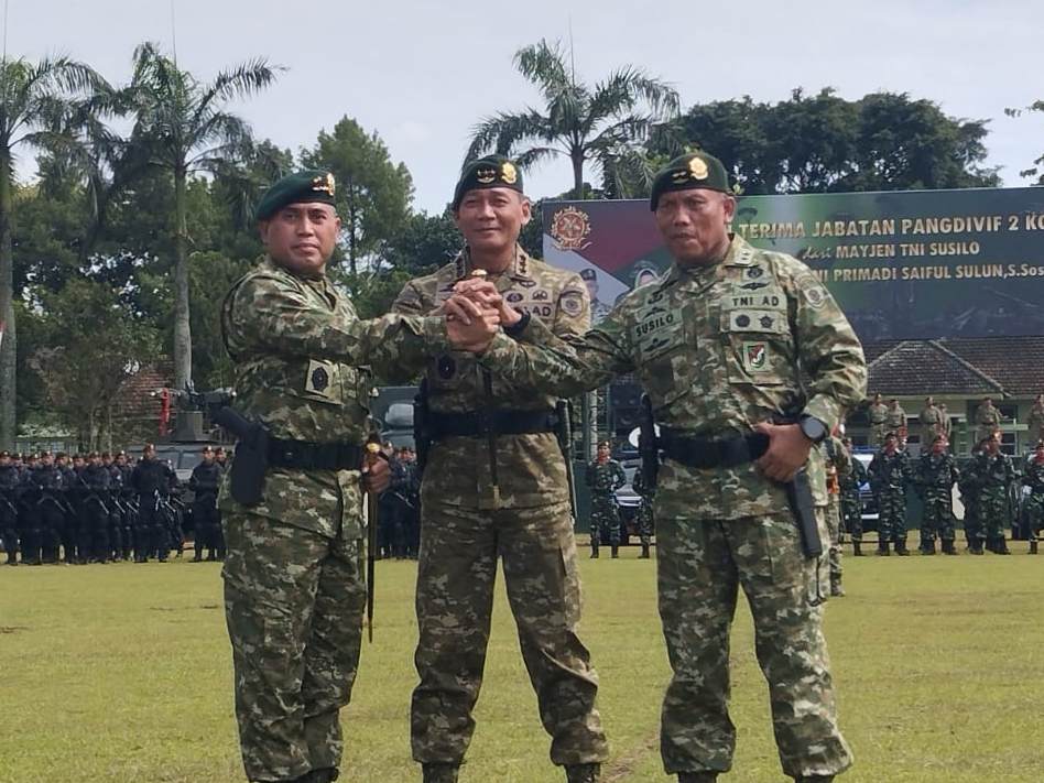 Pangkostrad Apresiasi Kinerja Mayjen Susilo, Pinta Mayjen Primadi Jaga Amanah Jabatan Pangdivif 2 Kostrad