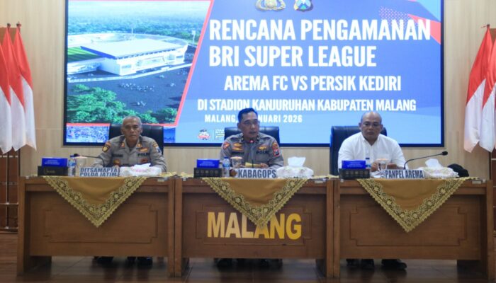 Polres Malang Siagakan 1.400 Personel, Amankan Laga Panas Arema FC vs Persik Kediri
