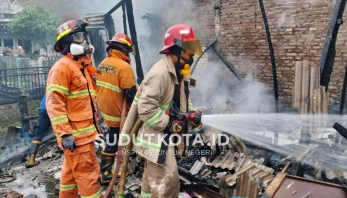 Ditinggal ke Pasar, Rumah Penjual Cilok di Sukun Hangus: Ibu dan Balita Luka Bakar