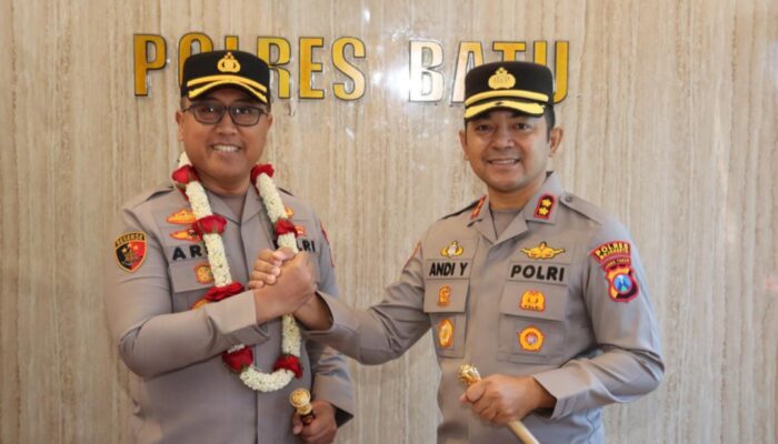 Estafet Kepemimpinan Polres Batu Berganti, AKBP Aris Purwanto Resmi Nahkodai Kota Wisata