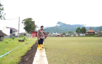 Revitalisasi Rampung, Lapangan Desa Sumberejo Kota Batu Siap Jadi Percontohan