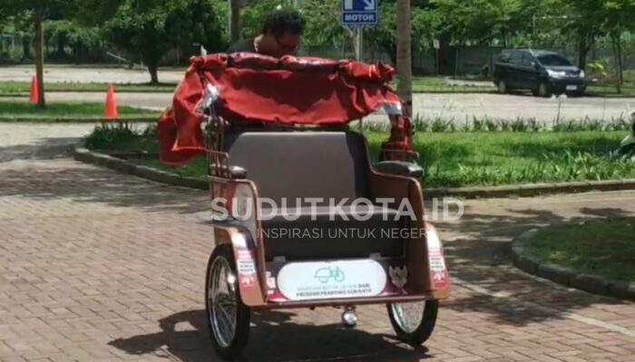 Becak Elektrik Mulai Digerakkan, Pemkot Malang Wajibkan Helm dan Siap Tertibkan Pelanggar
