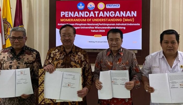 Gandeng FH Unidha, DPC PERADI RBA Kabupaten Malang Siapkan Regenerasi Advokat Profesional