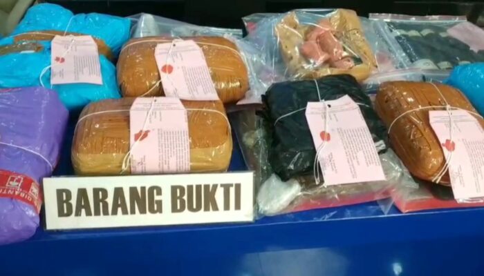 Satresnarkoba Polresta Malang Kota Bongkar Jaringan Narkoba, 15 Kg Ganja dan Sabu Diamankan