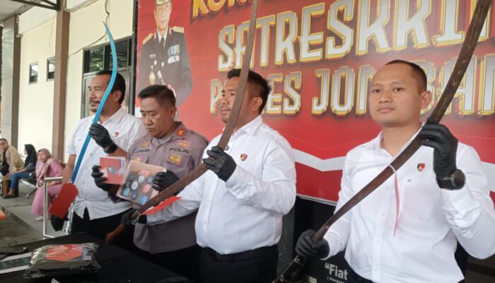 Tak Hanya Sajam, Pesilat Bocil di Jombang Siapkan Bondet untuk Tawuran Antar Perguruan