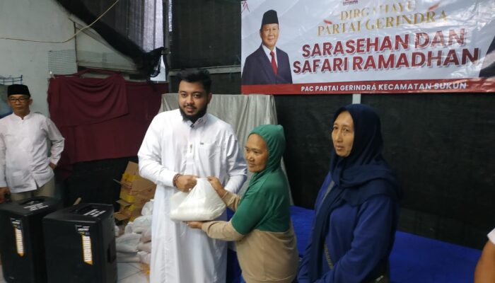 Sambut Ramadan, Gerindra Sukun Tebar 250 Paket Sembako Tebus Murah