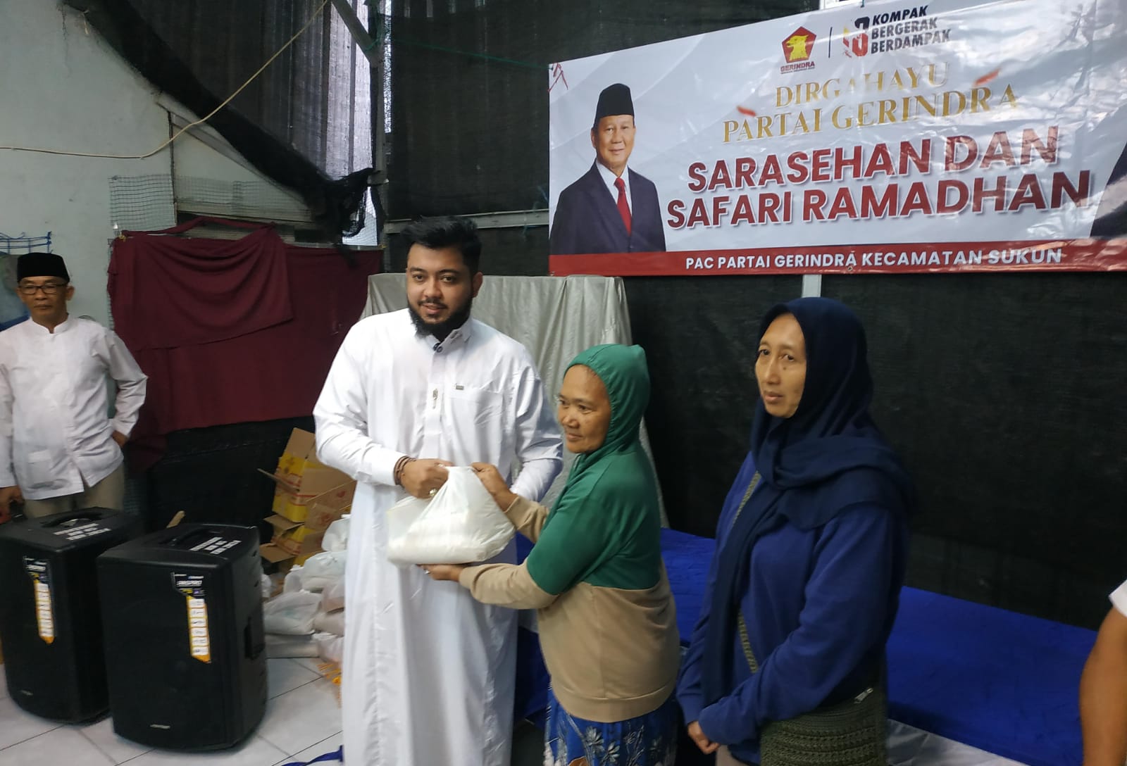 Sambut Ramadan, Gerindra Sukun Tebar 250 Paket Sembako Tebus Murah